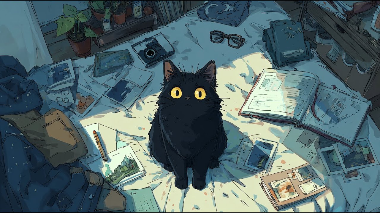 Lofi Hip Hop Radio 2026 🐾 Cozy Vibes & Chill Out Music | blackcatwav