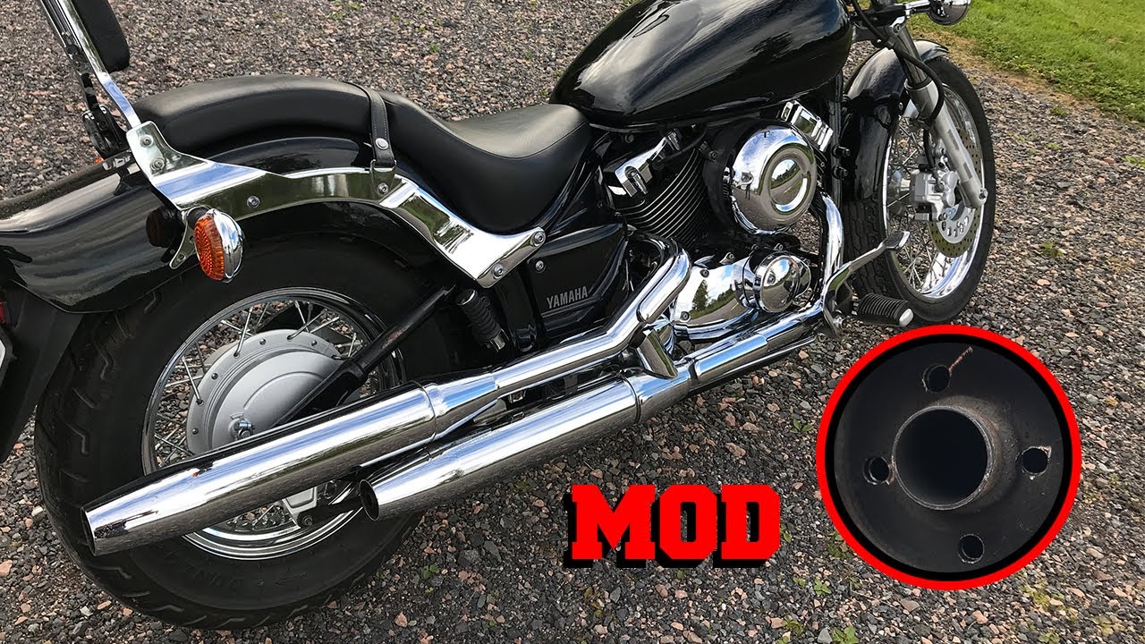 Yamaha dragstar xvs 650 stock exhaust mod