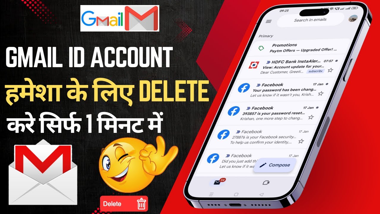 Gmail ID Delete Kaise Kare 😱 | How to Delete Gmail ID Permanently | Delete Gmail Account