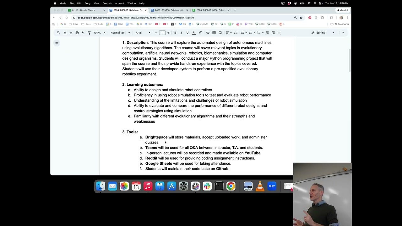Lecture 1 of Evolutionary Robotics. Logistics, and why make robots?