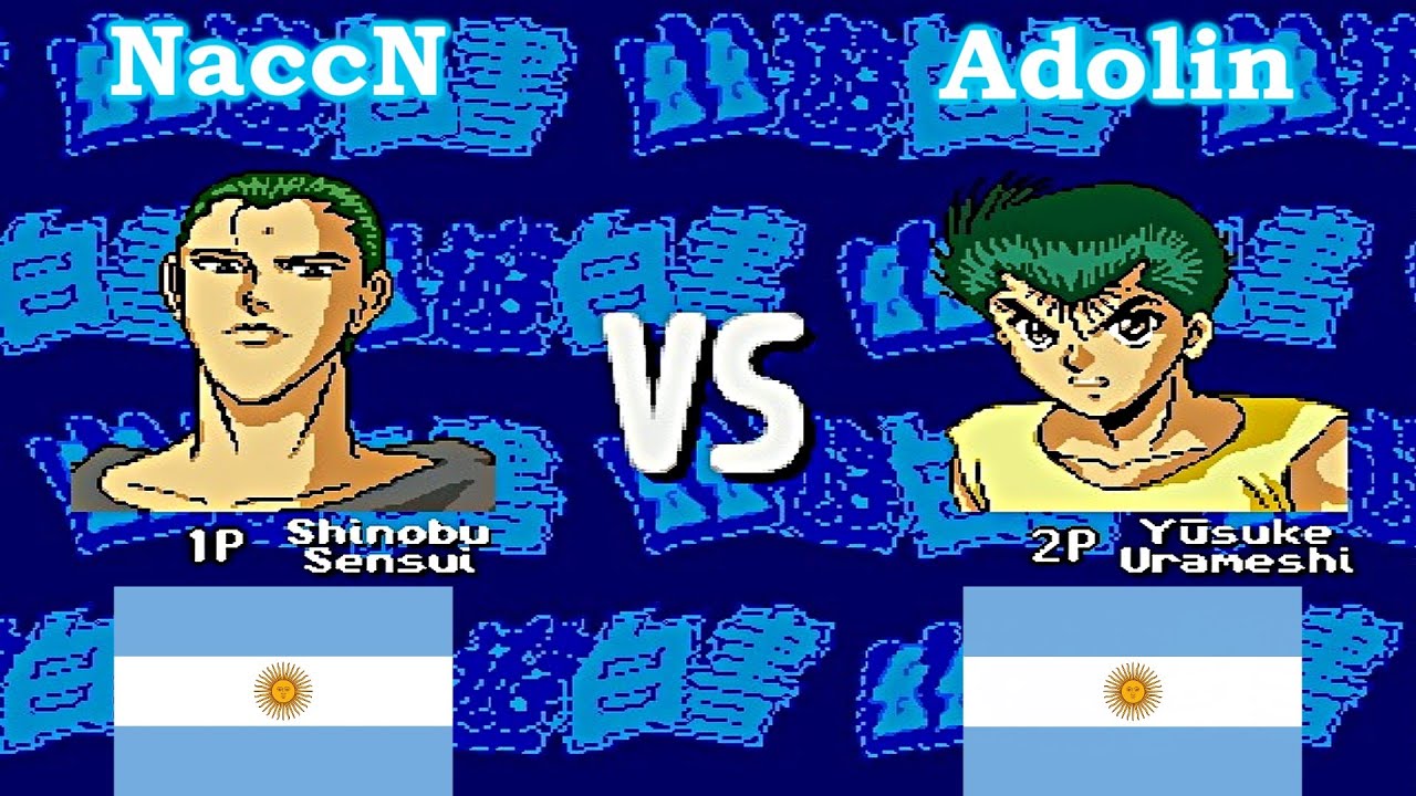 Yu Yu Hakusho - Makyou Toitsusen - NaccN vs Adolin FT5