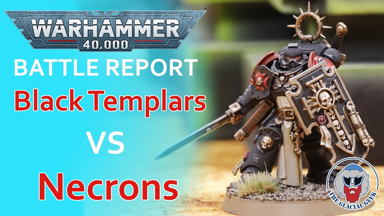 Black Templars VS Necrons - Warhammer 40,000 Batrep w/ @SkaredCast  - 1,500pts