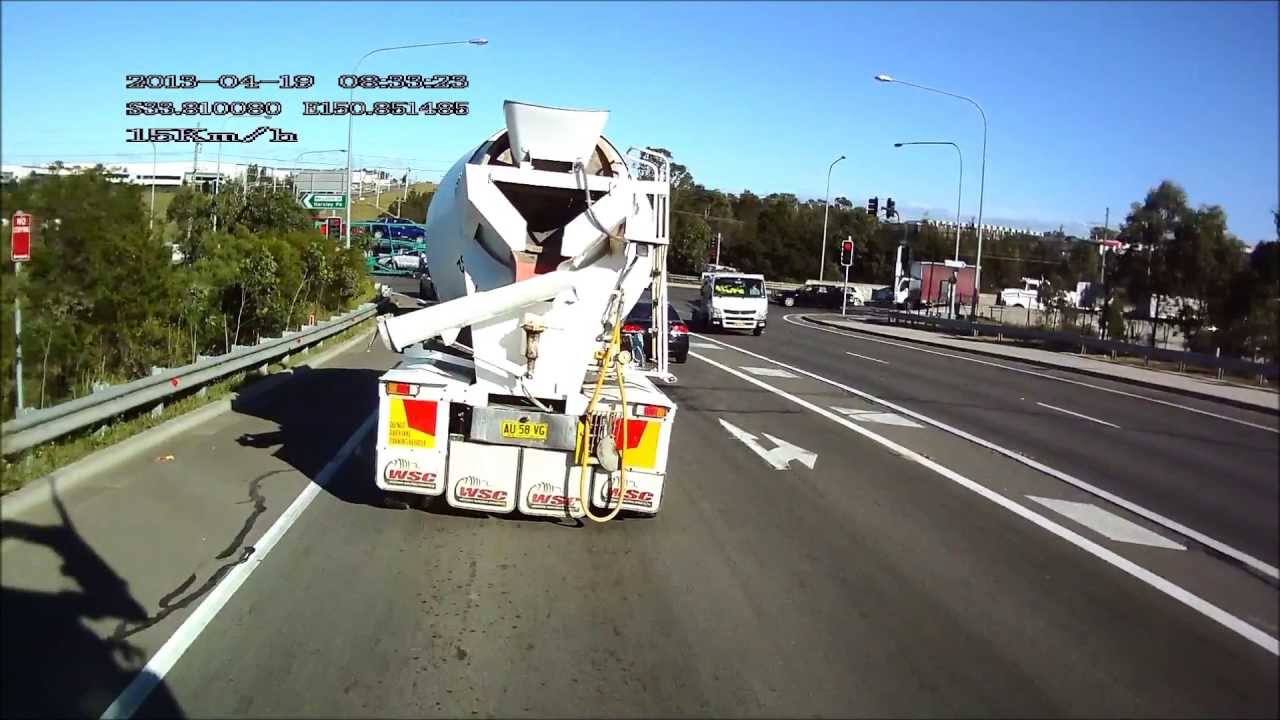 Western Suburbs Concrete AU 58 VG nearly rolled it