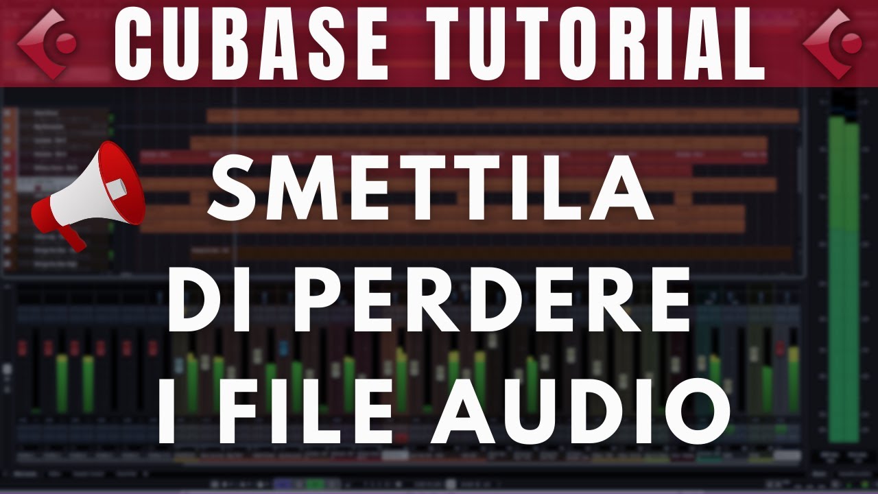 Cubase - Come gestire i file audio e il Pool