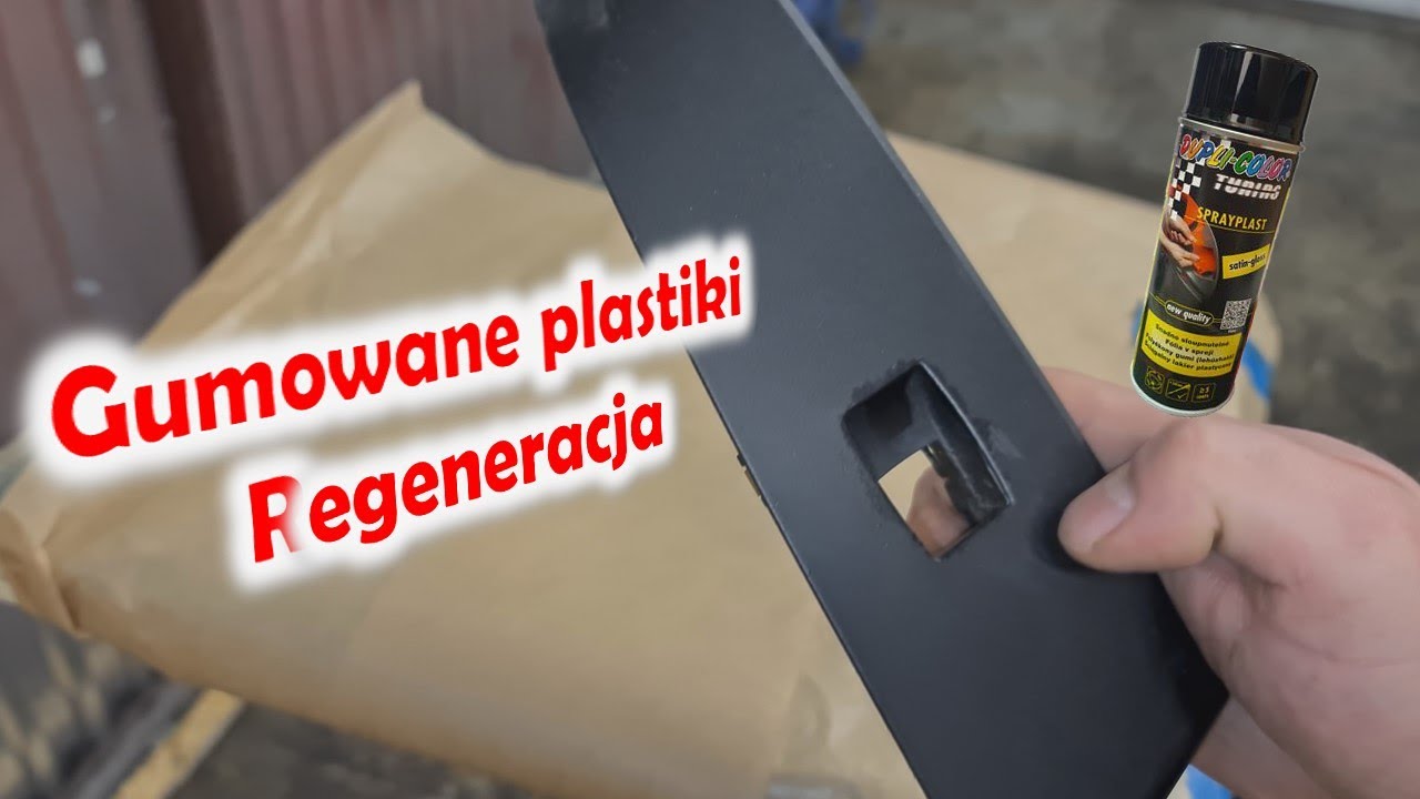 Gumowane elementy wnętrza auta...Regeneracja....