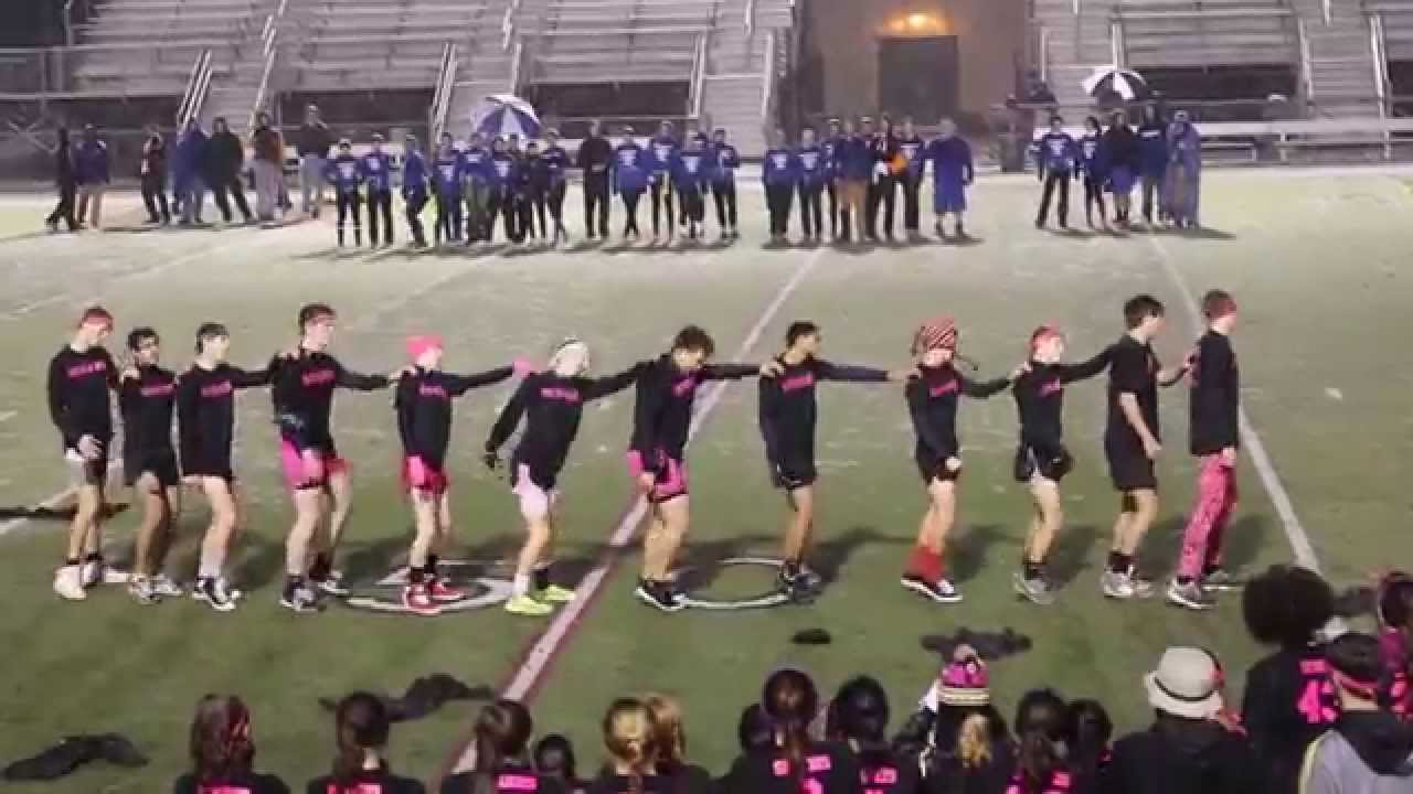 2014 Downingtown STEM Academy Senior Powderpuff Cheerleader Half-Time Show