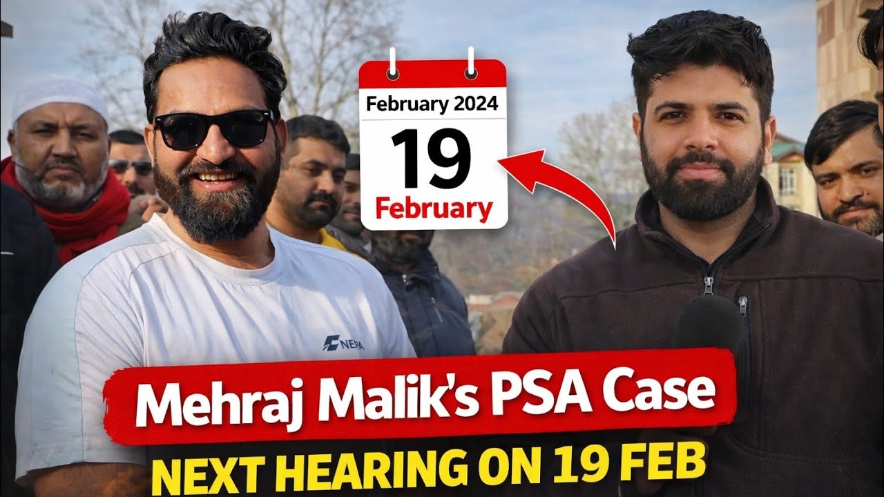 Mehraj Malik's PSA Case: Next Hearing on 19 Feb, Hopefully the Last One; Adv. Appu Slathia Respond!!