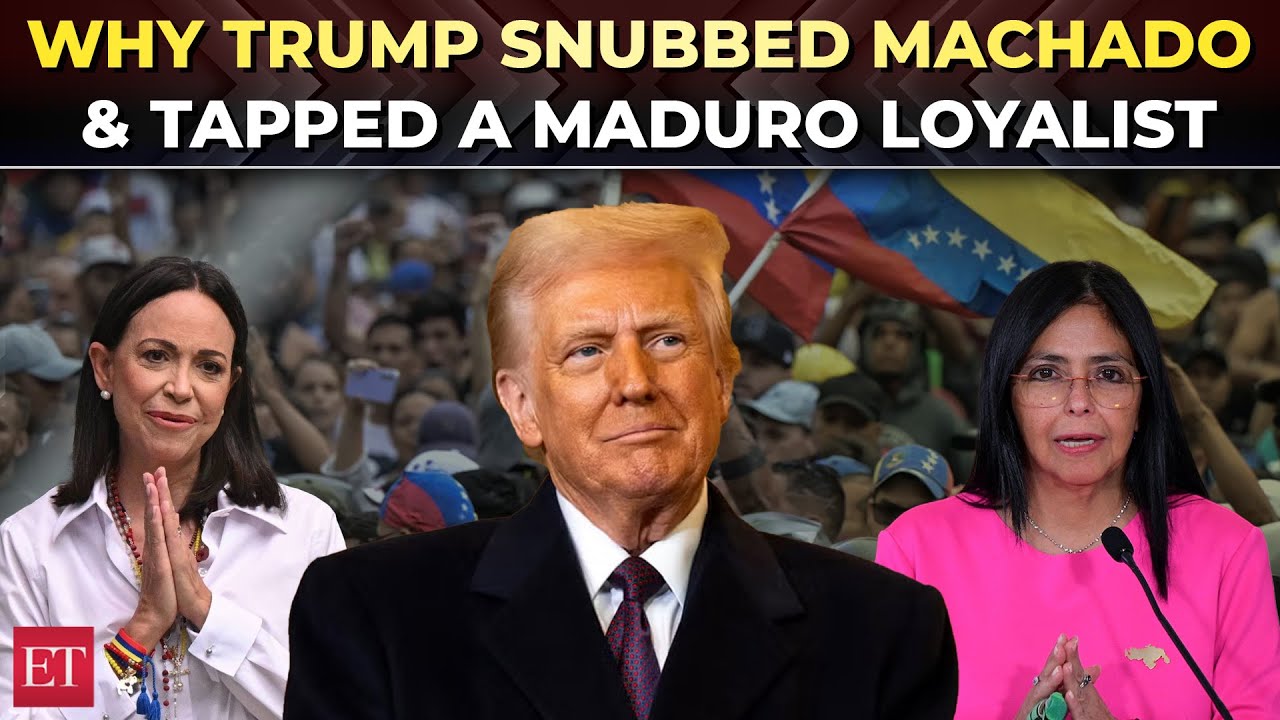 EXPLAINED | Why Trump picked Maduro ally Delcy Rodriguez over Nobel winner Machado to run Venezuela