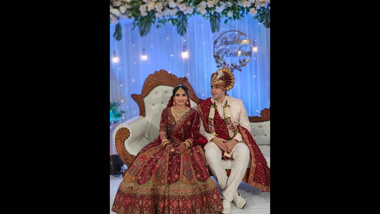 Shubham weds Reshma at ISKCON Temple Juhu Son of Millind Bhole ..... Pushpa Bhole