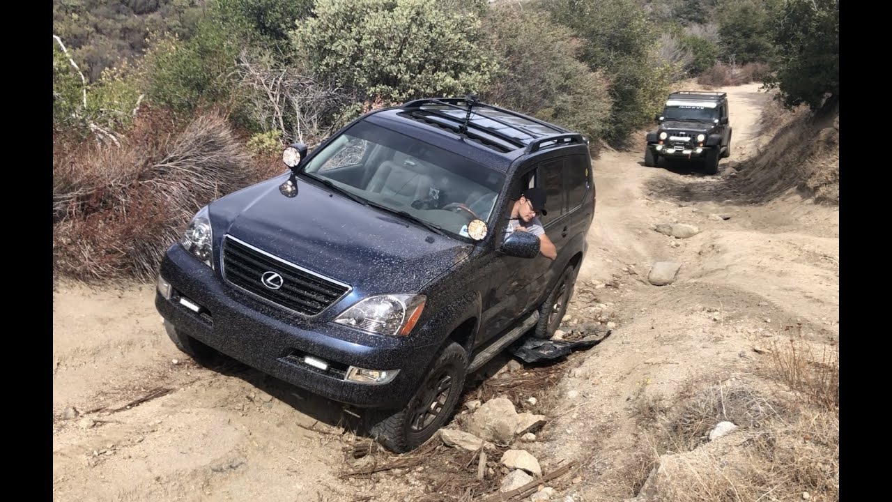 GX470 and Wranglers Drive Bailey Canyon Rd
