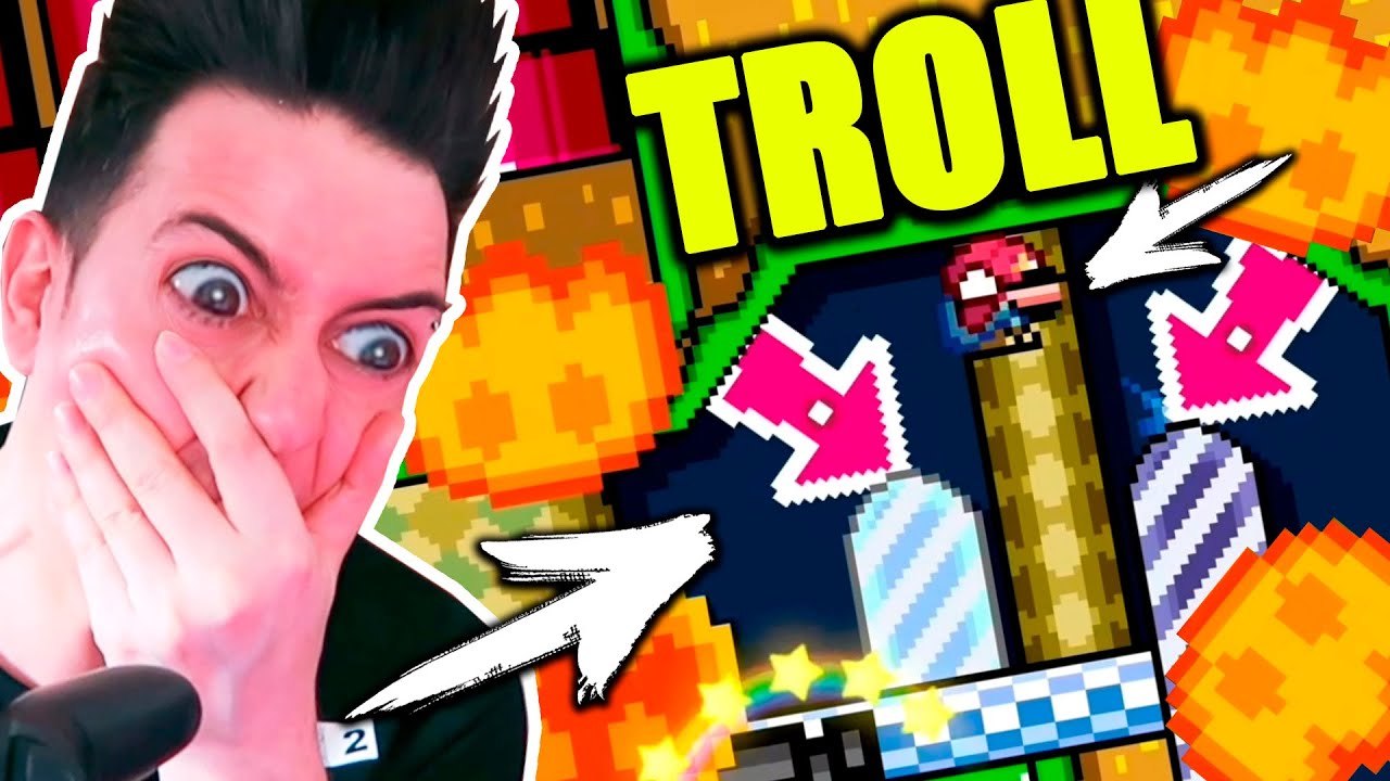 TROLL PSICOLOGICO !! Super Mario Maker 2