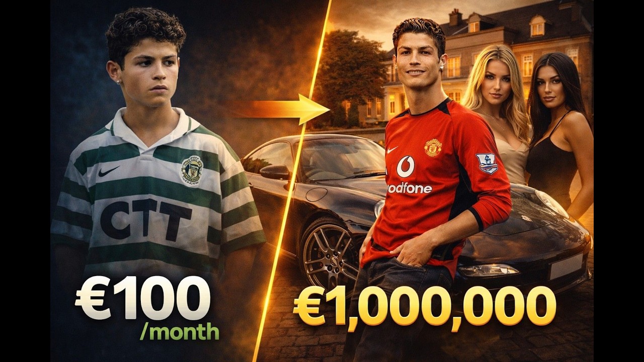 From €100 to Millions: Cristiano Ronaldo’s First Fortune