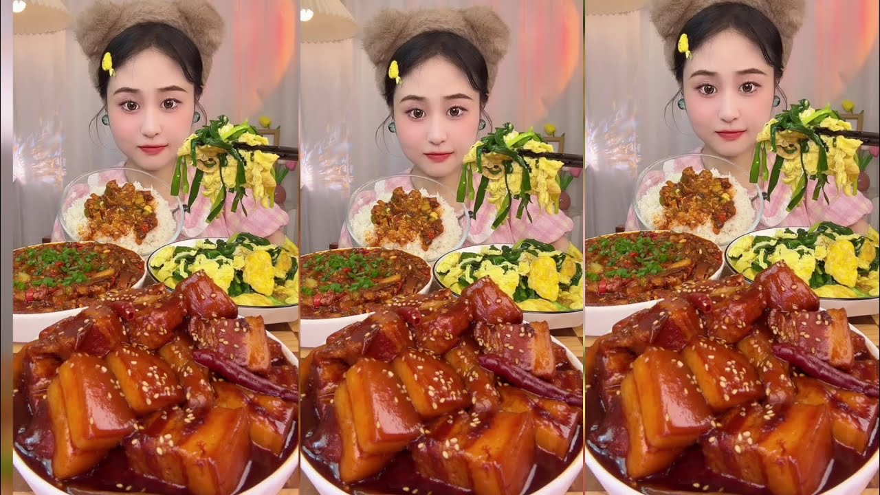 Yummy #18 , Chinese mukbang, Spicy Noodles huge feast! 🍜 & Dumpling Soup 🍲🍝