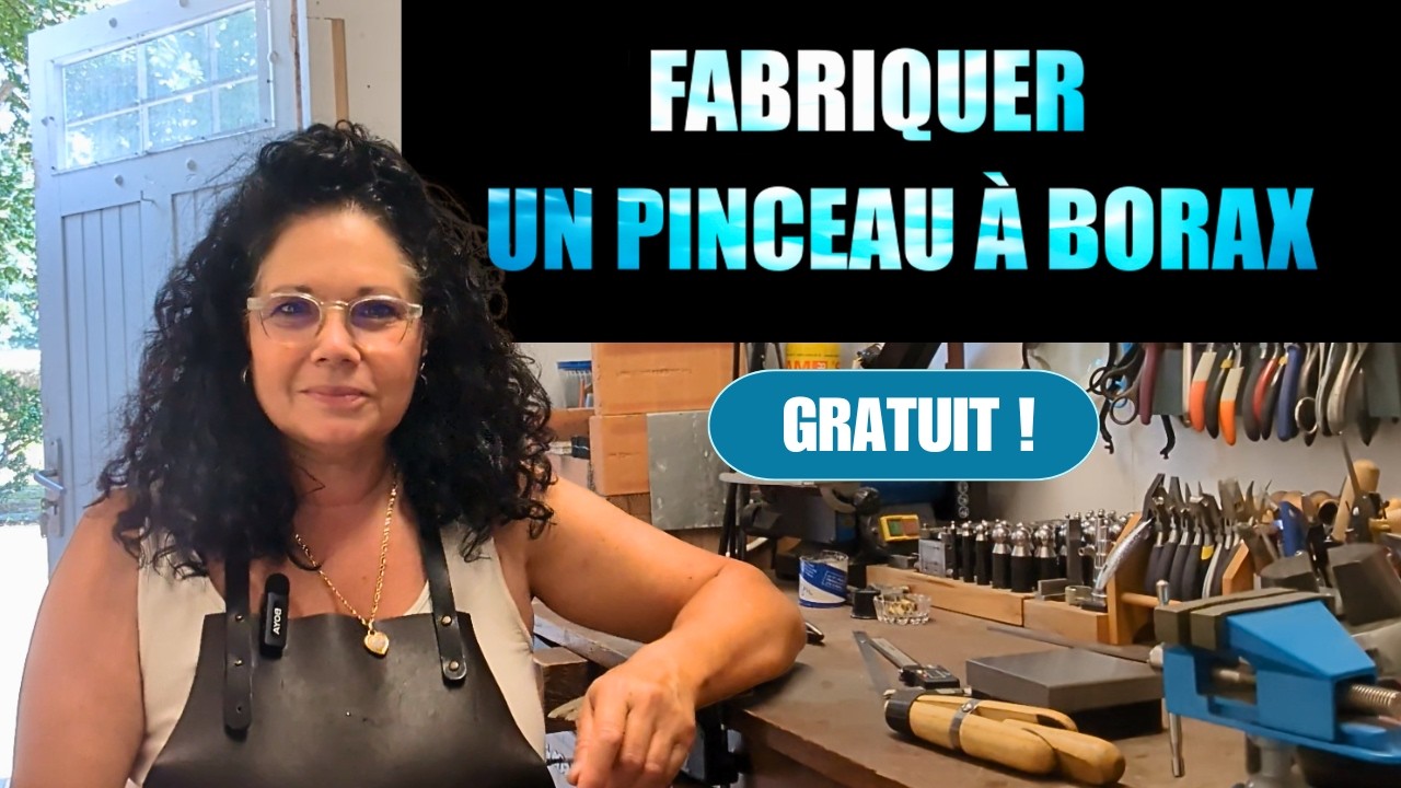FABRIQUER soi-même un pinceau à borax GRATUIT ? Oui, en 1 min !