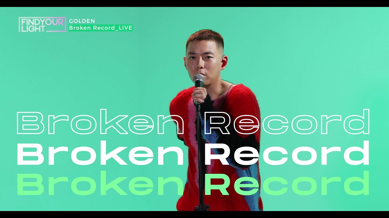 [4K]Special Clip #1 : Golden(골든) - Broken Record (Live)