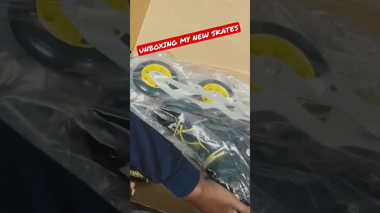 Unboxing My New Skates | #inlineskate #3wheels #skater #cosco