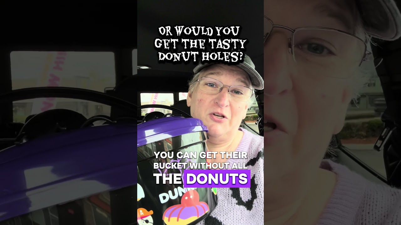 Dunkin Donuts Halloween Bucket 👻🕷️🕸️🎃💀