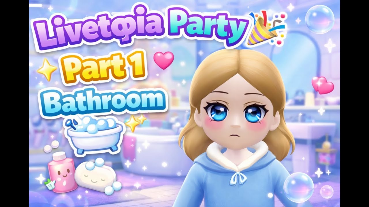 Livetopia Party 🎉 | Part 1: My Cozy Bathroom 🛁✨