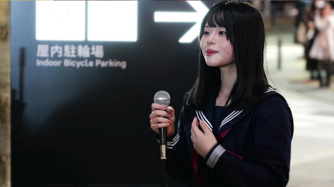 【4K】「初恋サイダー」- Buono!  (Covered By 宮崎りこ) 【Kabukicho Street Live】ストリートライブ 路上ライブ カバー cover