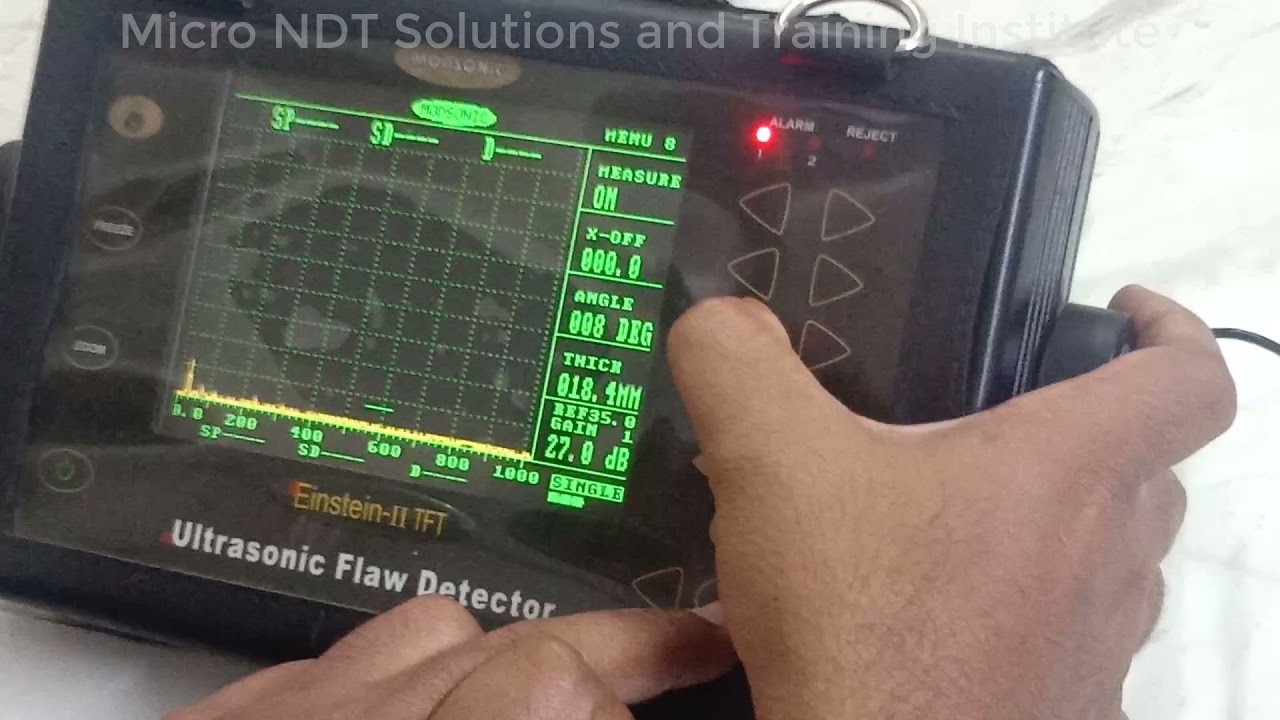 Basic Settings of Ultrasonic Flaw Detector for Plate Testing as per SA-578 | MICRO NDT