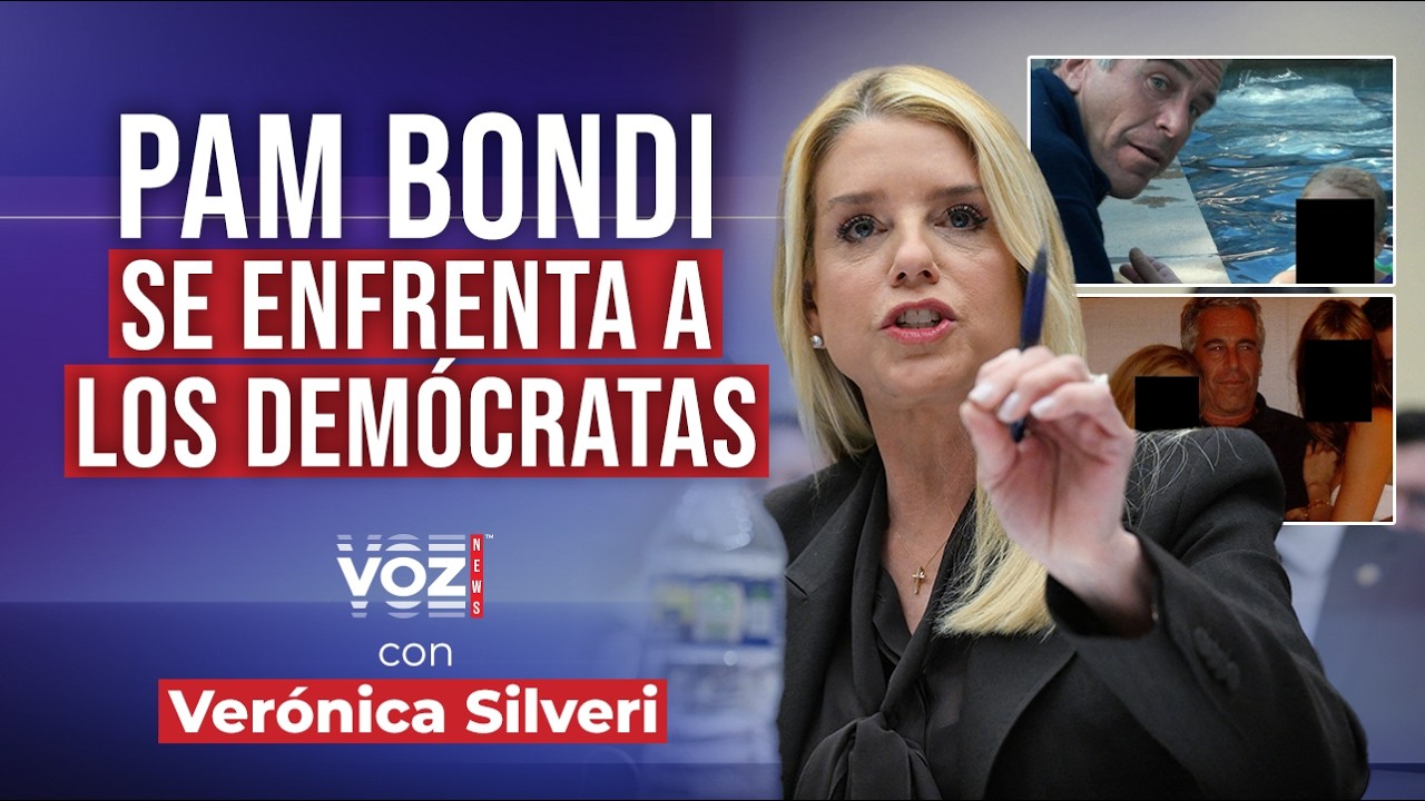 Pam Bondi se enfrenta a los demócratas por los archivos de Epstein