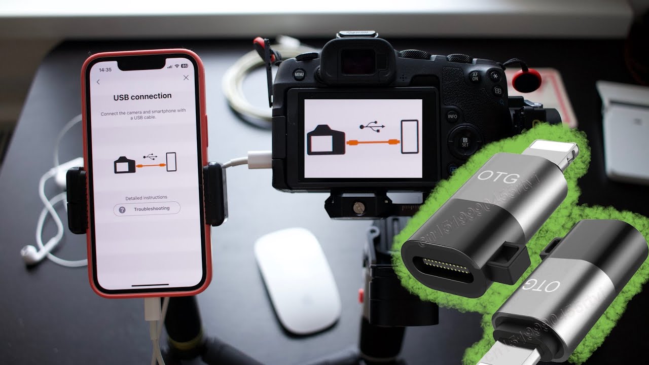 Подключение камеры Canon через USB