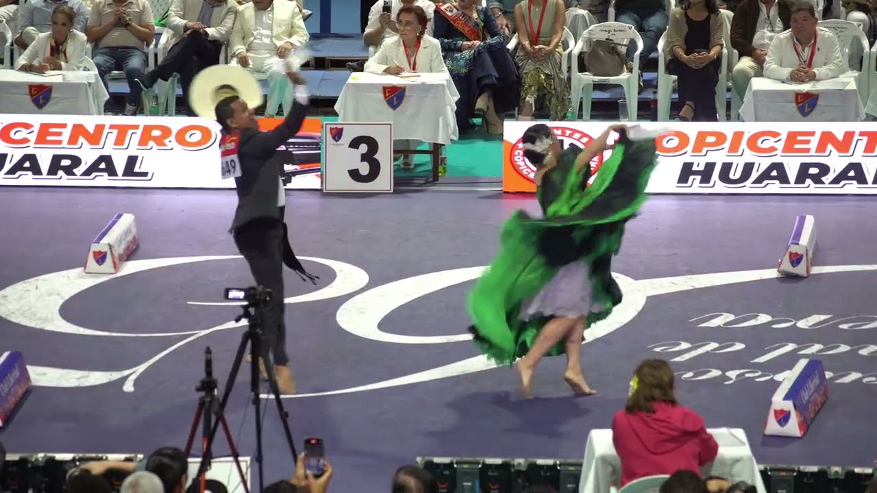 Jancarlos Muro y Sue Ellen Araujo - categoría Campeón de campeones Concurso Mundial de Marinera 2025
