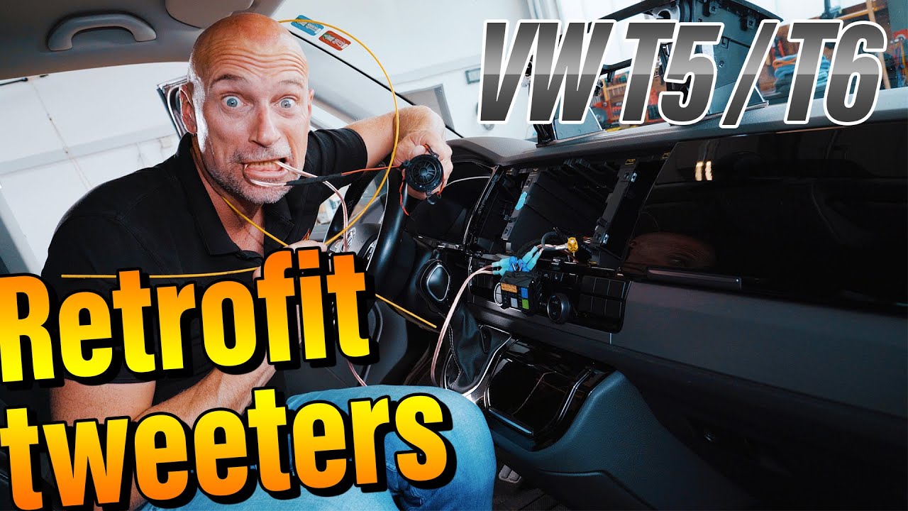 VW T5 and T6 | How to retrofit tweeters | Cable kit