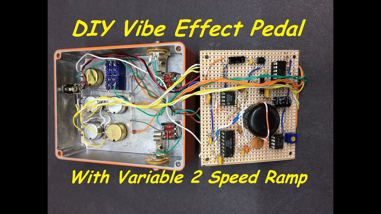 DIY Univibe Guitar Effects Pedal Clone.