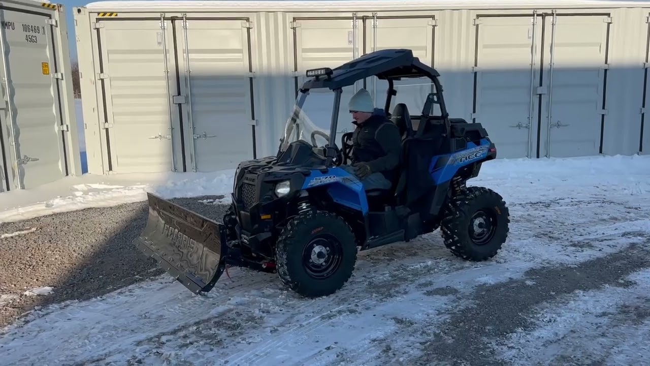2013 Polaris Ace S70 W/ Plow