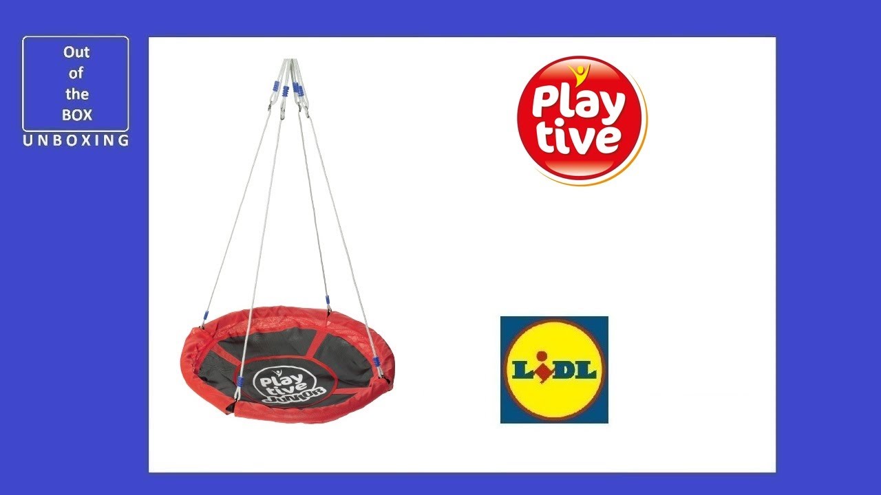 PlayTive Nest Swing UNBOXING (Lidl UV 180cm 105cm)