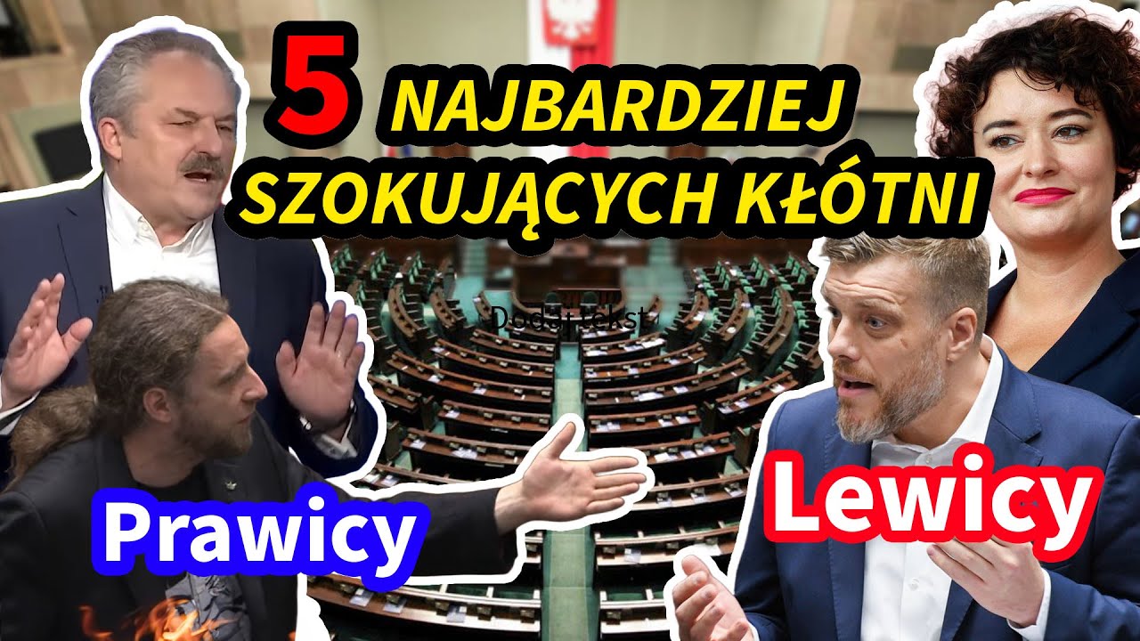 5 Największych kł&oacute;tni Lewicy z Prawicą | BOSAK | ŻUKOWSKA | JAKUBIAK | SOŚNIERZ |