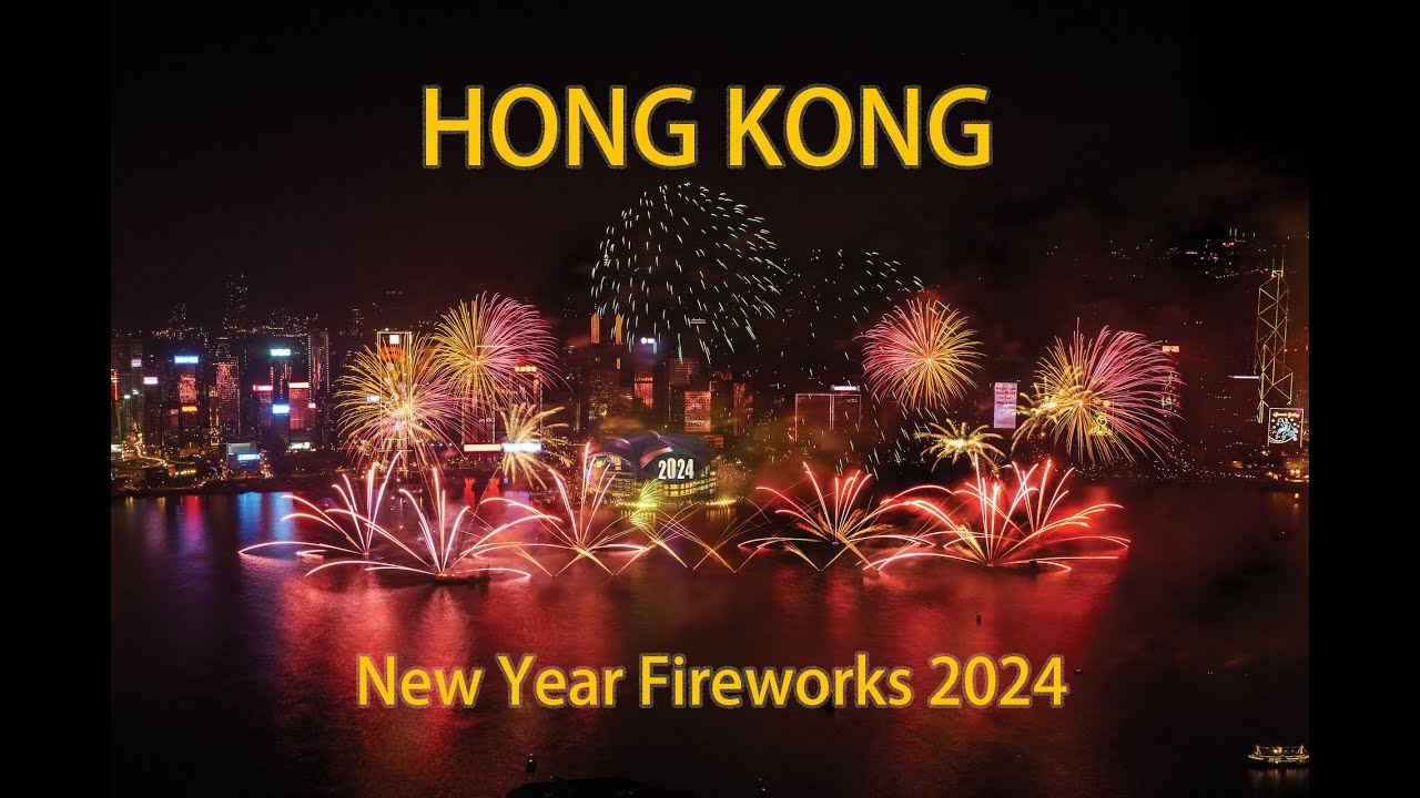 Hong Kong New Year Fireworks 2024