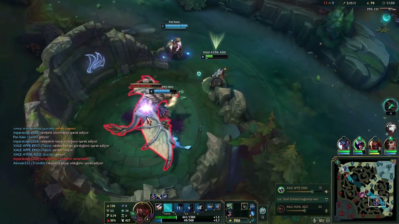 BRUTAL BOT LANE LUCİAN OYNUYOR VİEGOYA OYUNU SİLDİRİYOR