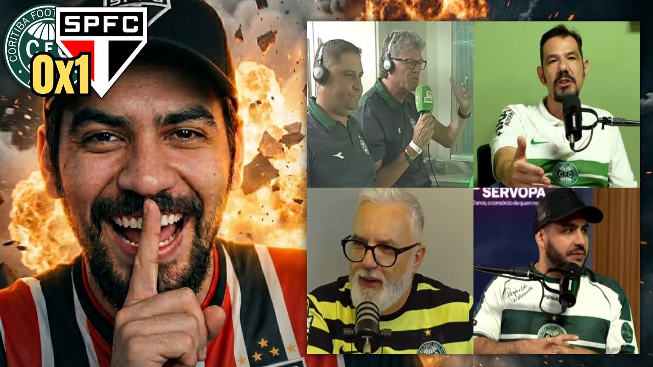 “O SPFC FOI BENEFICIADO NO PÊNALTI!” TORCEDORES DO CORITIBA RECLAMAM DE ARBITRAGEM