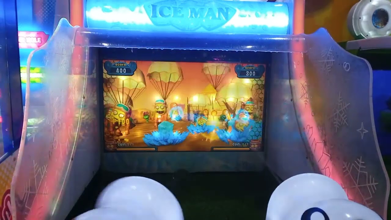 Bermain iceman zombie di timezone.