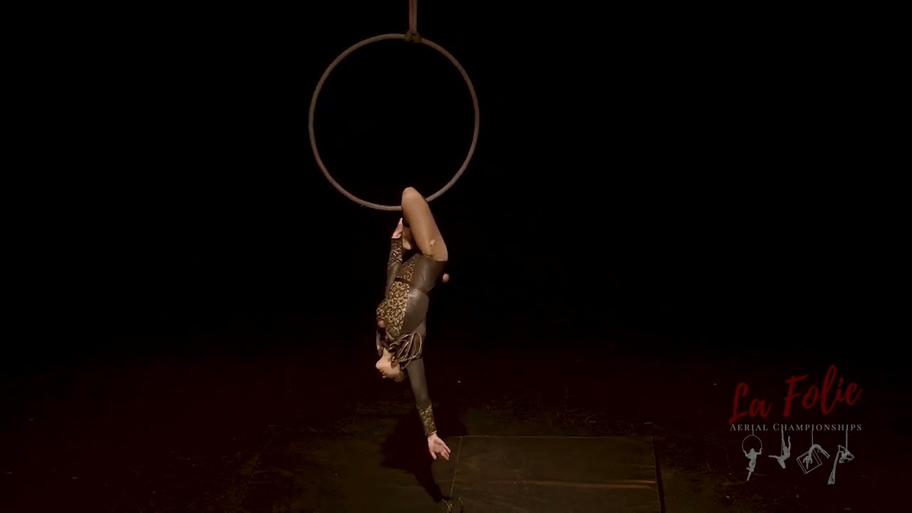 Olivia Vandermeer: Advanced Lyra 2nd Place La Folie Aerial Championships 2023