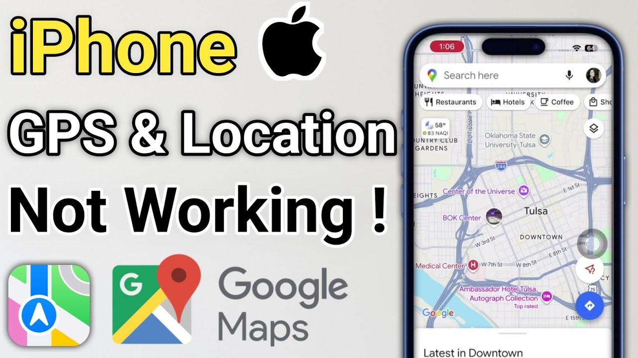 Fix GPS On iPhone | Location Problem iPhone | GPS Signal Lost - Solved 