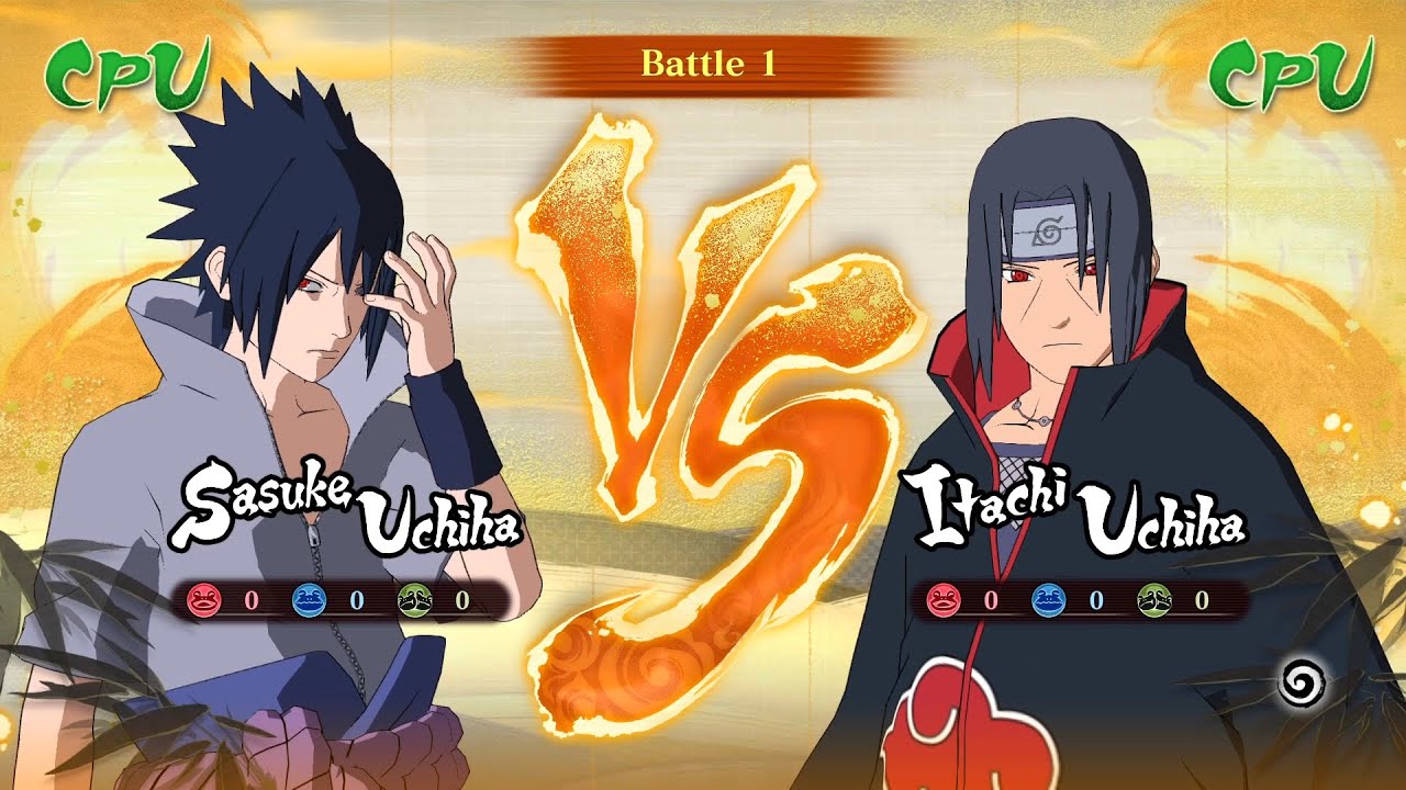 Sasuke vs. Itachi | Ultimate Uchiha Power Clash – Naruto Storm Connections