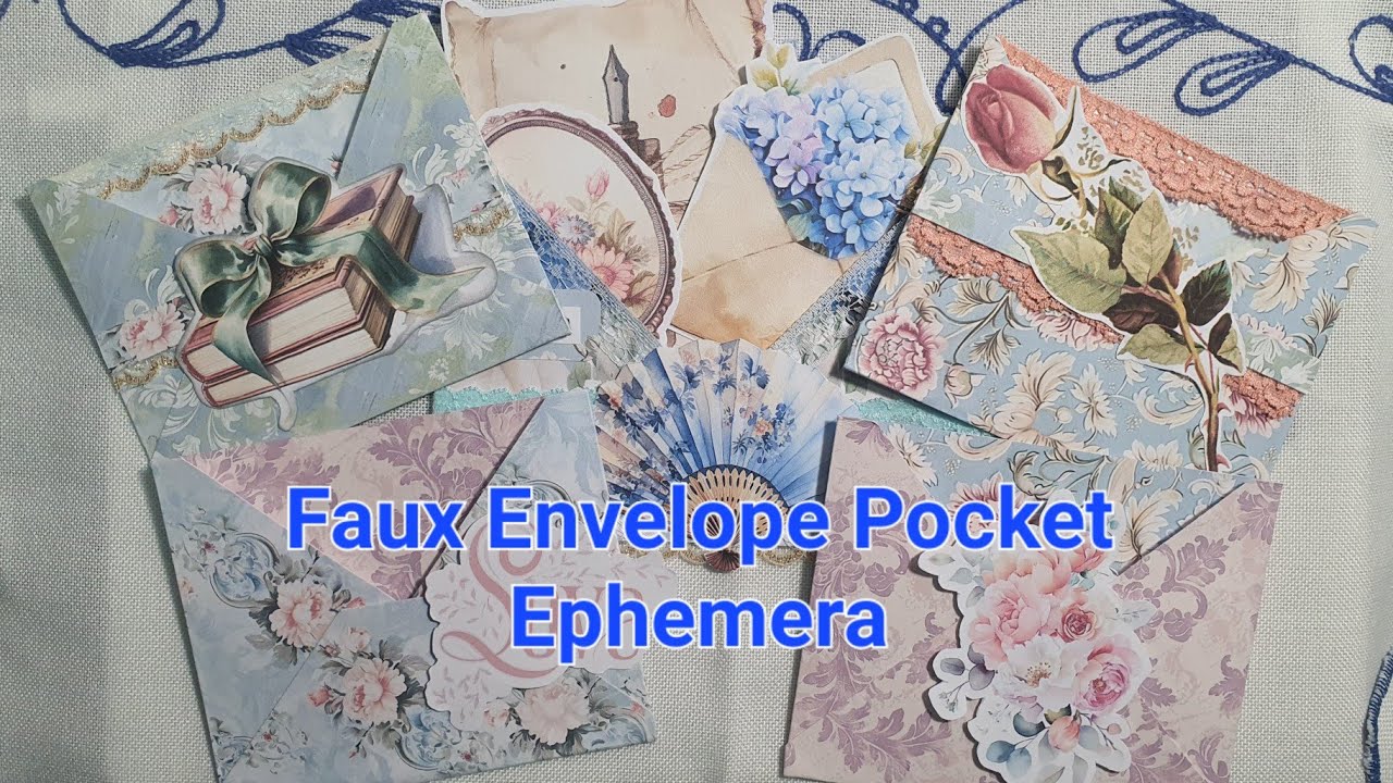 Ephemera Building - Faux Envelopes From Digital Papers