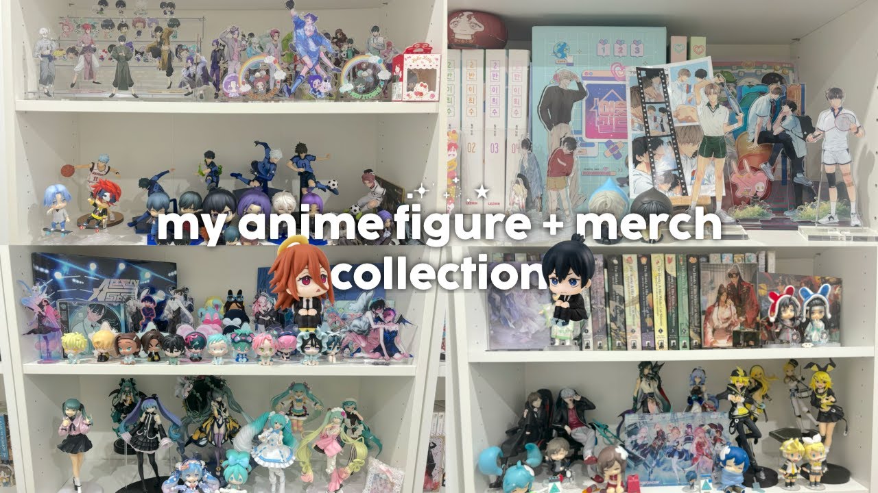 my 2025 anime figures/merchandise collection tour ˚ʚ♡ɞ˚