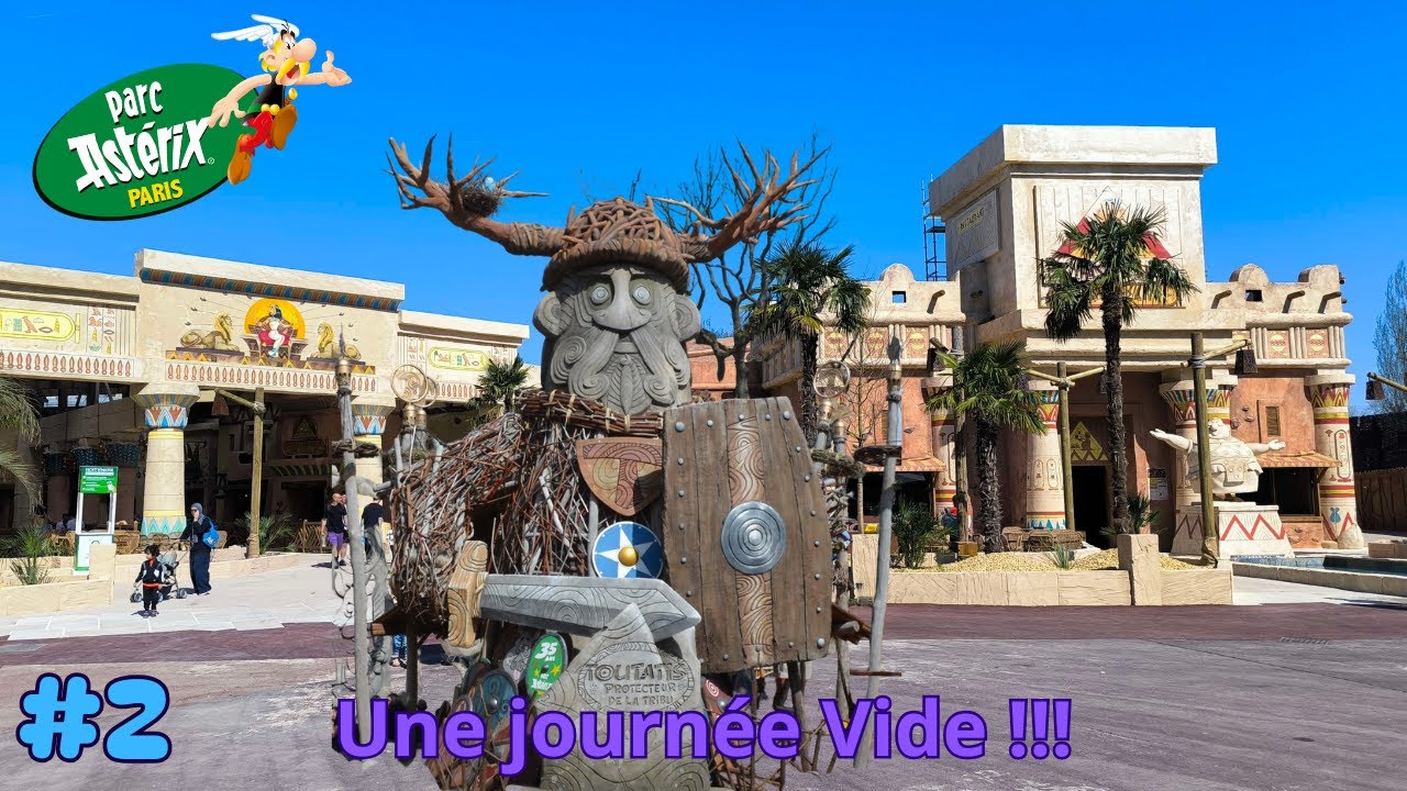 [Vlog n°2] Un jour Férié Vide au Parc Astérix