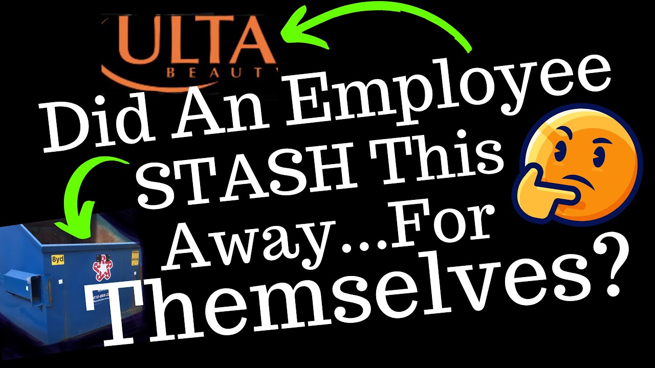 DUMPSTER DIVING - ULTA SCORE!! SOMEONE LEFT THEIR STASH IN THE TRASH!
