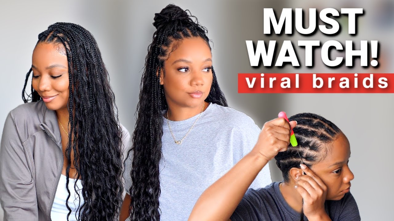 3 Hour NEW Mermaid Boho Braids 📌 Crochet Braids Protective Style | Ywigs