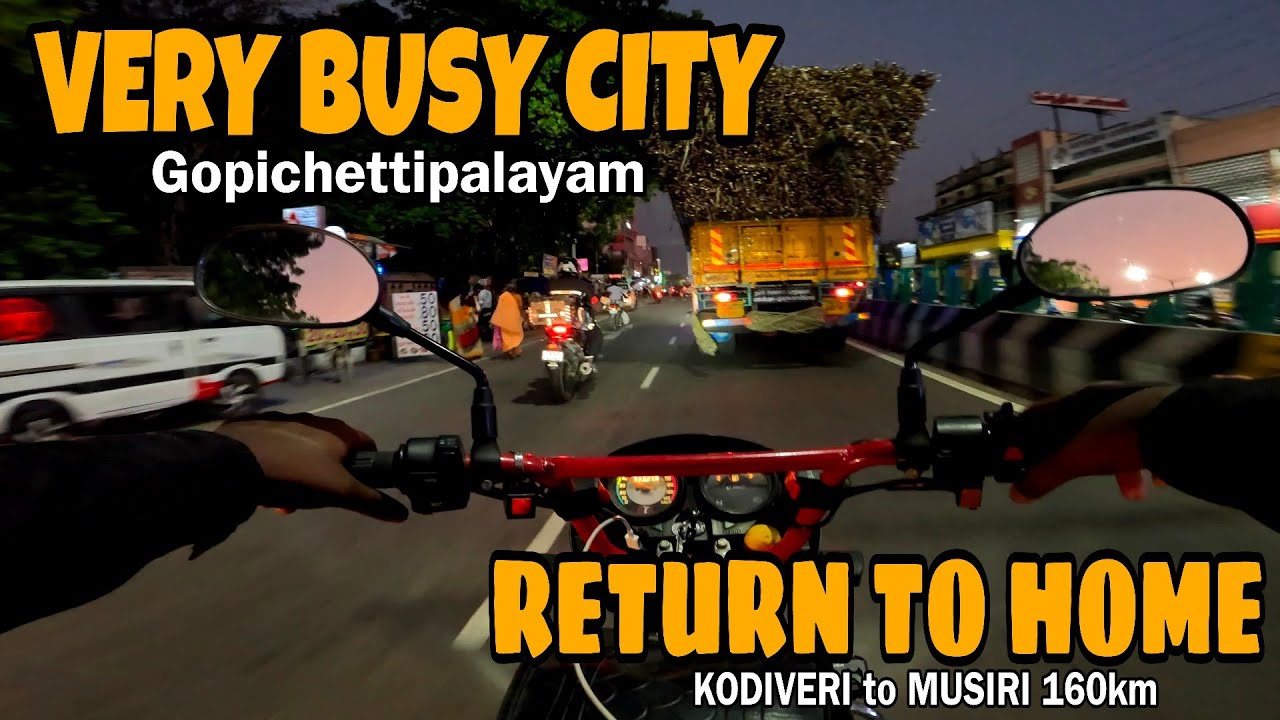 இவலோ பெரியா AREA-வா கோபிசெட்டிப்பாளையம் | KODIVERI TO TRICHY NON STOP160KM SPLENDOR RIDE#kodiveridam