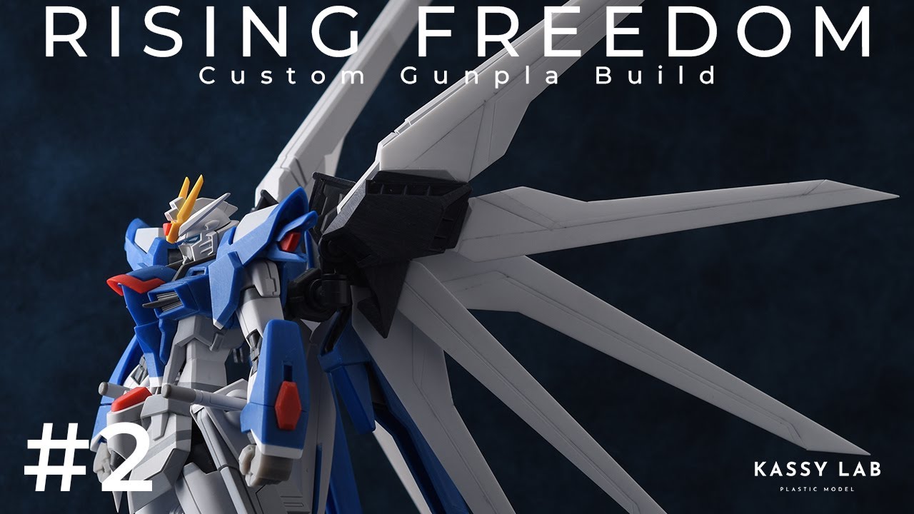 HG RISING FREEDOM GUNDAM | WIP #2 - Wing Remake etc. | Gunpla Custom