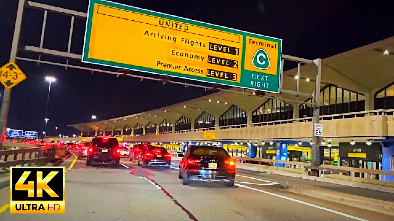Вождение Нью-Джерси Изучение аэропорта Ньюарк в Нью-Йорк