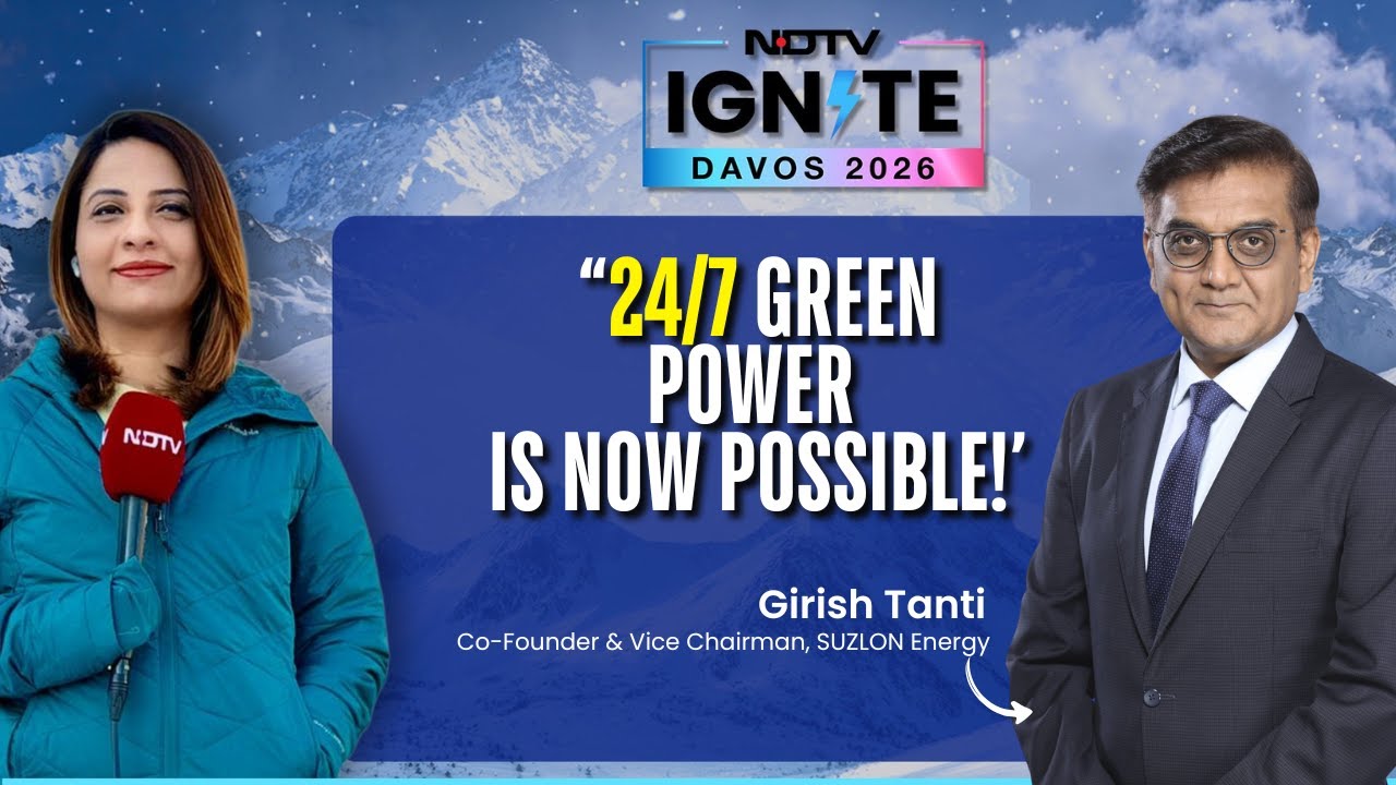 Why India Is Confident About 500 GW Green Energy By 2030 | Girish Tanti At Davos 2026