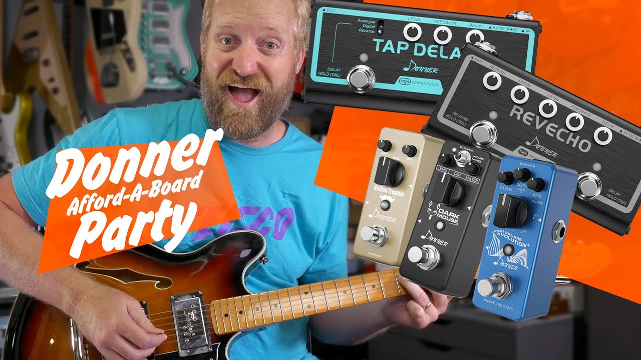 Another Afford-a-board Donner Party! - Black Mouse/Revecho/Tap Delay/Golden Tremolo/ModSquare