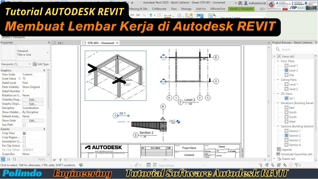 Membuat Sheet dan Title Block di Revit &ndash; Panduan Lengkap untuk Pemula